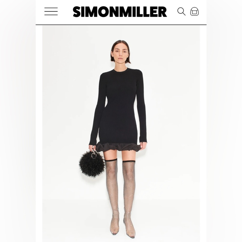 Simon Miller Black Mini Dress